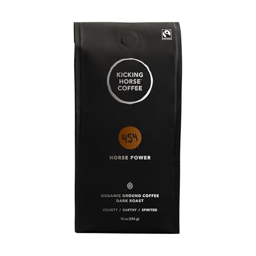 Kicking Horse Coffee, 454 Horse Power, Dark Roast, Beans, 284 Grams