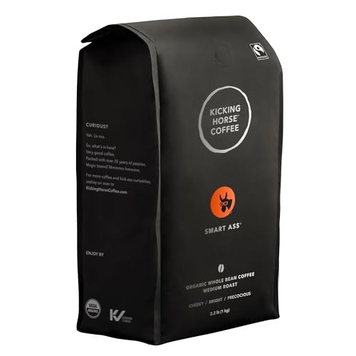 Kicking Horse Coffee, Smart Ass, Medium Roast, Beans, 1000 Grams
