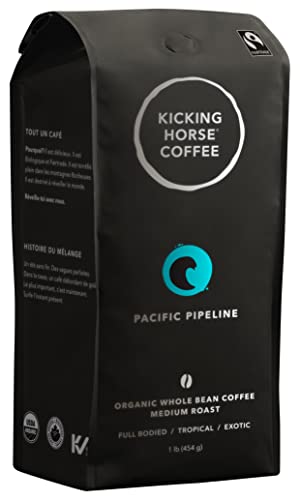 Kicking Horse Coffee, Pacific Pipeline, Medium Roast, Beans, 454 Grams