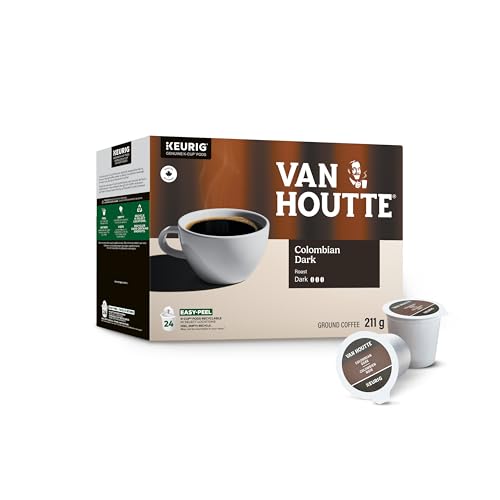 Van Houtte, Colombian Dark, Dark Roast, K-Cup Pods, 24 Count