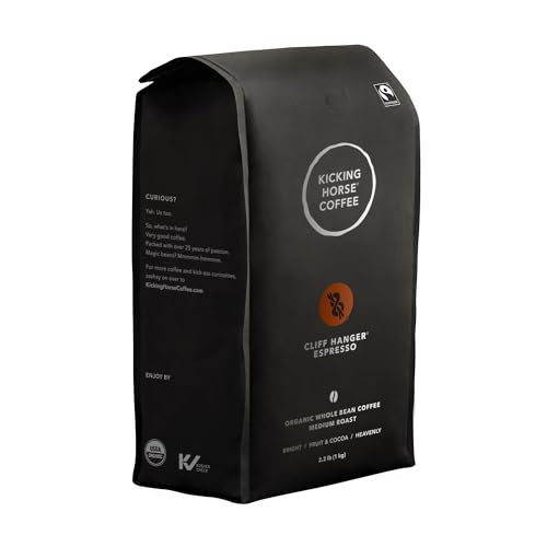 Kicking Horse Coffee, Cliff Hanger, Medium Roast, Beans, 1000 Grams