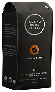 Kicking Horse Coffee, Grizzly Claw, Dark Roast, Beans, 454 Grams