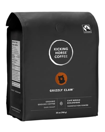 Kicking Horse Coffee, Grizzly Claw, Dark Roast, Beans, 708 Grams