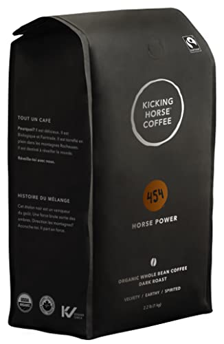 Kicking Horse Coffee, 454 Horse Power, Dark Roast, Beans, 1000 Grams