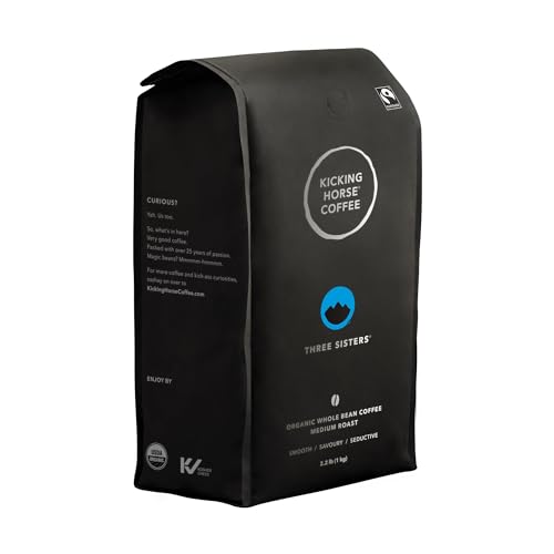Kicking Horse Coffee, Three Sisters, Medium Roast, Beans, 1000 Grams
