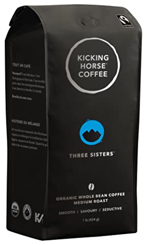 Kicking Horse Coffee, Three Sisters, Medium Roast, Beans, 454 Grams