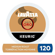 Lavazza, Qualità Oro, Medium Roast, K-Cup Pods, 120 Count