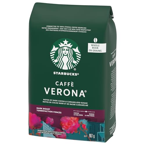 Starbucks, Dark Chocolate, Dark Roast, Whole Beans, 907 Grams