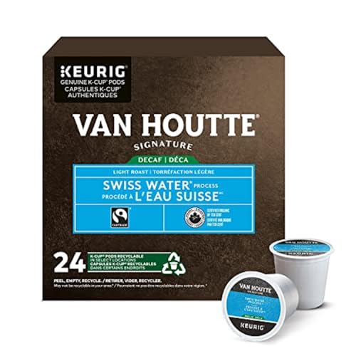 Van Houtte, Swiss Water Decaf, Medium Roast, Coffee, 24 Count