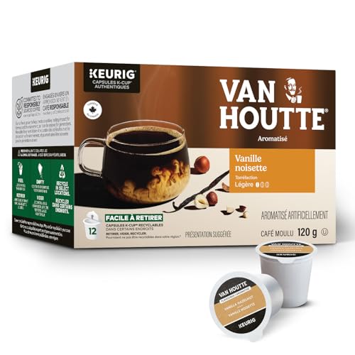 Van Houtte, Vanilla Hazelnut, Light Roast, K-Cup Pods, 12 Count