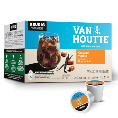 Van Houtte, Caramel Vanilla, Medium Roast, K-Cup Pods, 10 Count
