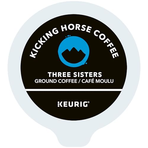 Kicking Horse Coffee, Three Sisters, Medium Roast, K-Cup Pods, 24 Count
