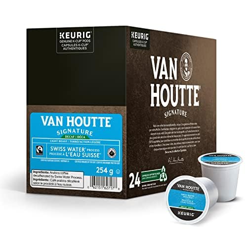 Van Houtte, Swiss Water Decaf, Medium Roast, K-Cup Pods, 24 Count