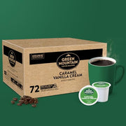 Green Mountain Coffee Roasters, Caramel Vanilla Cream, Light Roast, K-Cup Pods, 72.0 Count