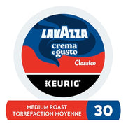 Lavazza, Crema e Gusto, Medium Roast, K-Cup Pods, 30 Count