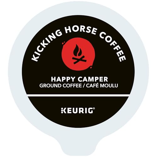 Kicking Horse Coffee, Happy Camper, Medium Roast, K-Cup Pods, 24 Count