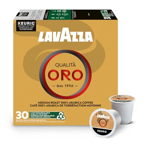 Lavazza, Qualità Oro, Medium Roast, Coffee, 30 Count