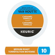 Van Houtte, Caramel Vanilla, Medium Roast, K-Cup Pods, 10 Count