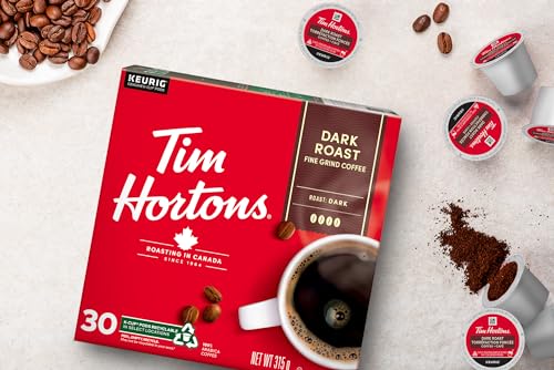 Tim Hortons, Dark Roast, Dark Roast, Coffee, 30 Count