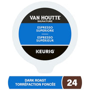 Van Houtte, Espresso Superiore, Dark Roast, K-Cup Pods, 24 Count