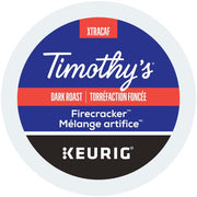 TIMOTHY'S, Firecracker, Dark Roast, K-Cup Pods, 24 Count