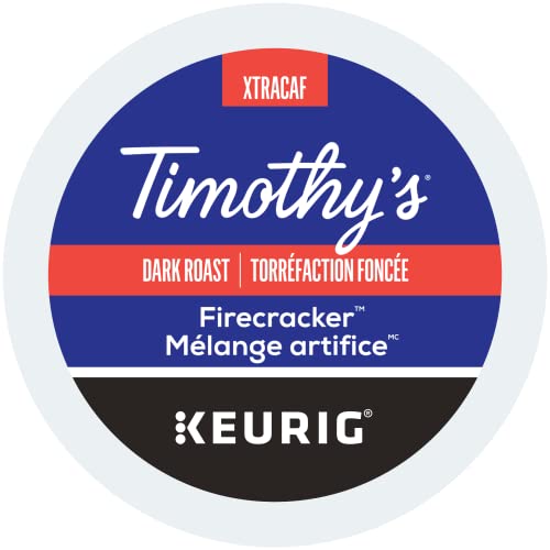 TIMOTHY'S, Firecracker, Dark Roast, K-Cup Pods, 24 Count