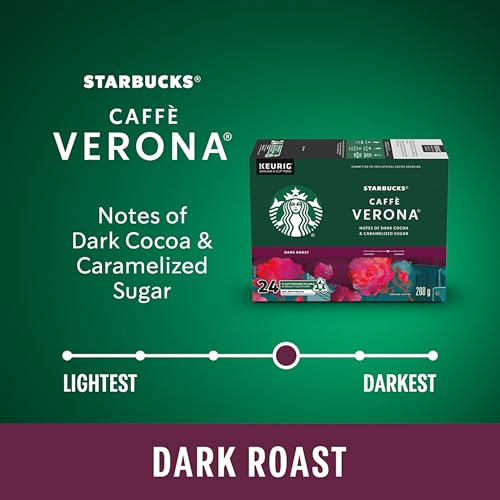Starbucks, Café Verona, Dark Roast, K-Cup Pods, 24 Count