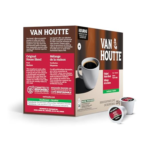 Van Houtte, Original House Decaf, Medium Roast, Coffee, 24 Count