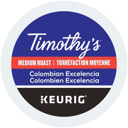 TIMOTHY'S, Colombian, Light Roast, K-Cup Pods, 24 Count