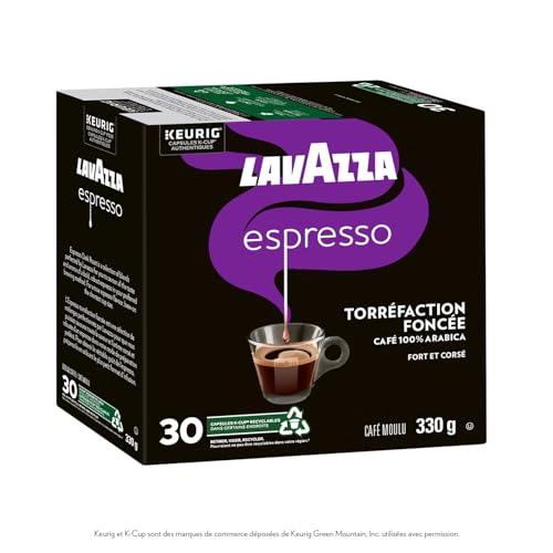 Lavazza, Espresso, Dark Roast, K-Cup Pods, 30 Count