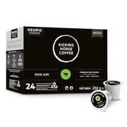 Kicking Horse Coffee, Kick Ass, Dark Roast, K-Cup Pods, 24 Count