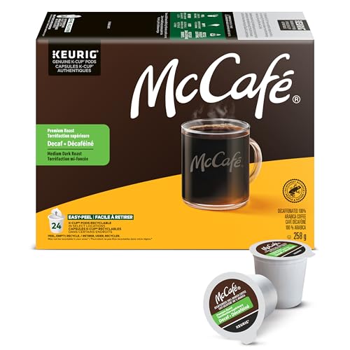 McCafe, Premium Decaf, Medium Roast, Coffee, 24 Count