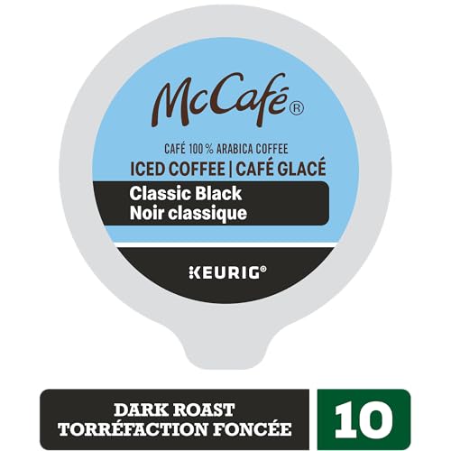 McCafe, Classic Black, Dark Roast, K-Cup Pods, 10 Count