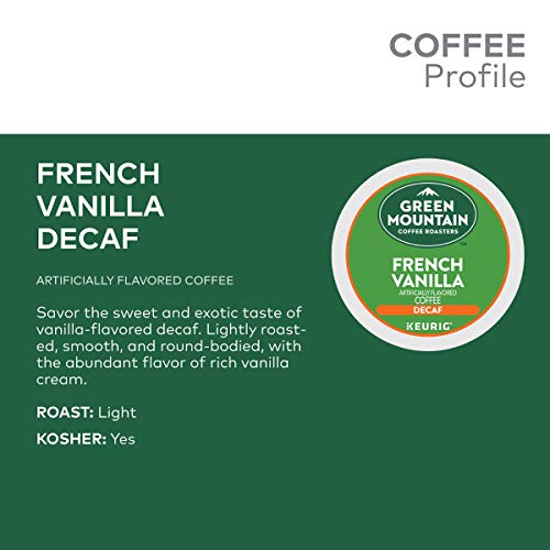 Green Mountain Coffee Roasters, French Vanilla, Light Roast, K-Cup Pods, 72.0 Count