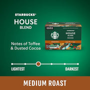 Starbucks, House Blend, Medium Roast, K-Cup Pods, 10 Count