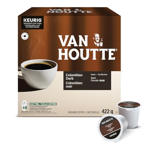 Van Houtte, Colombian Dark, Dark Roast, Coffee, 48 Count