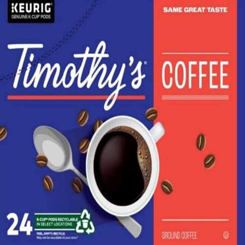 TIMOTHY'S, French Roast, Dark Roast, Coffee, 24 Count