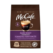 McCafe, Dark Roast, Dark Roast, Coffee, 10 Count