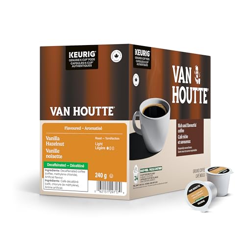 Van Houtte, Vanilla Hazelnut, Light Roast, Coffee, 24 Count