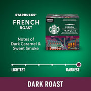 Starbucks, French Roast, Dark Roast, K-Cup Pods, 44 Count