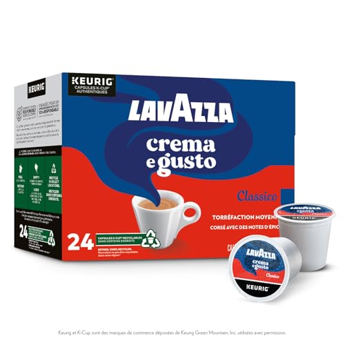 Lavazza, Qualità Rossa, Medium Roast, K-Cup Pods, 24 Count