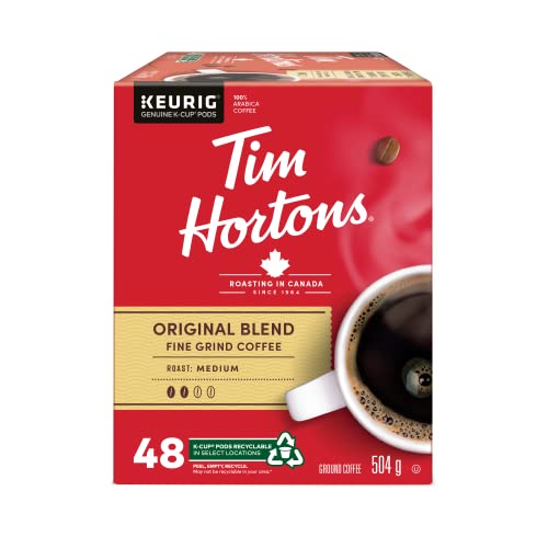 Tim Hortons, Original Blend, Medium Roast, Coffee, 48 Count