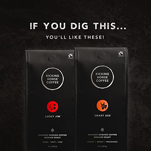 Kicking Horse Coffee, Three Sisters, Medium Roast, Ground Coffee, 284 Grams