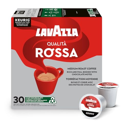 Lavazza, Qualità Rossa, Medium Roast, Coffee, 30 Count