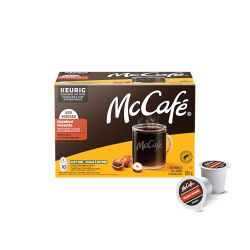 McCafe, Hazelnut, Medium Roast, Coffee, 10 Count