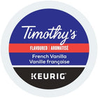 TIMOTHY'S, French Vanilla, Medium Roast, K-Cup Pods, 24 Count