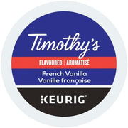 TIMOTHY'S, French Vanilla, Medium Roast, K-Cup Pods, 24 Count