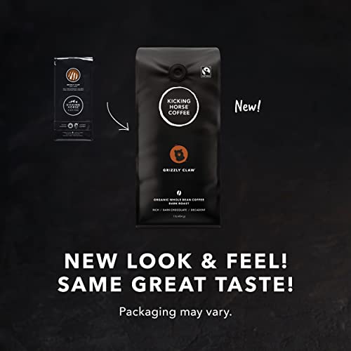 Kicking Horse Coffee, Grizzly Claw, Dark Roast, Whole Beans, 454 Grams