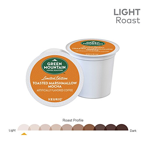 Green Mountain Coffee Roasters, Toasted Marshmallow Mocha, Light Roast, K-Cup Pods, 24.0 Count