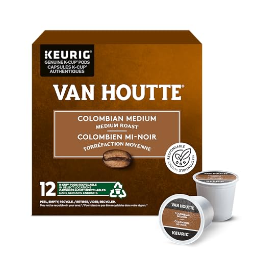 Van Houtte, Colombian Medium, Medium Roast, Coffee, 12 Count